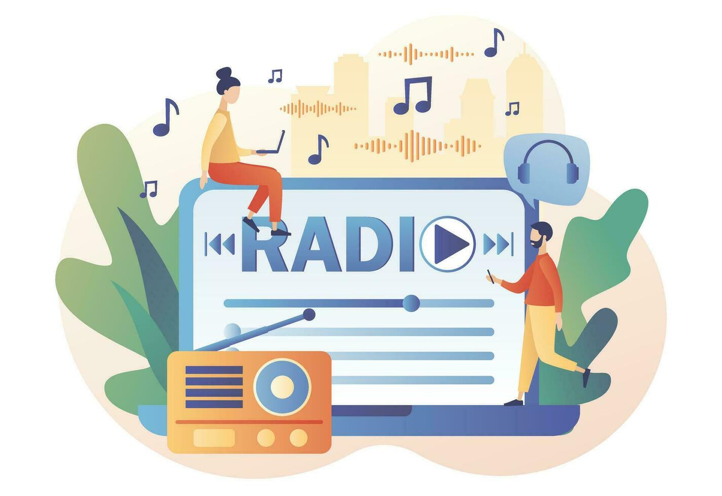 radio muziek luisteren